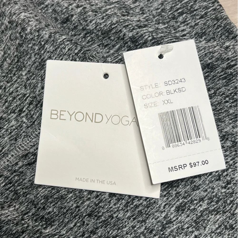 Beyond Yoga Spacedye Caught in the Midi High Waisted Legging, Grey, size XXL NWT - Picture 4 of 5